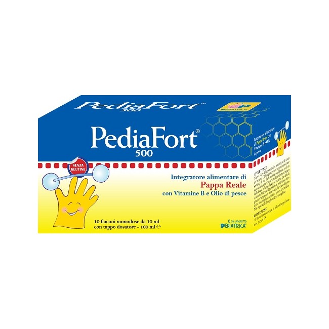 Pediatrica Pediafort 500 10 Flaconi