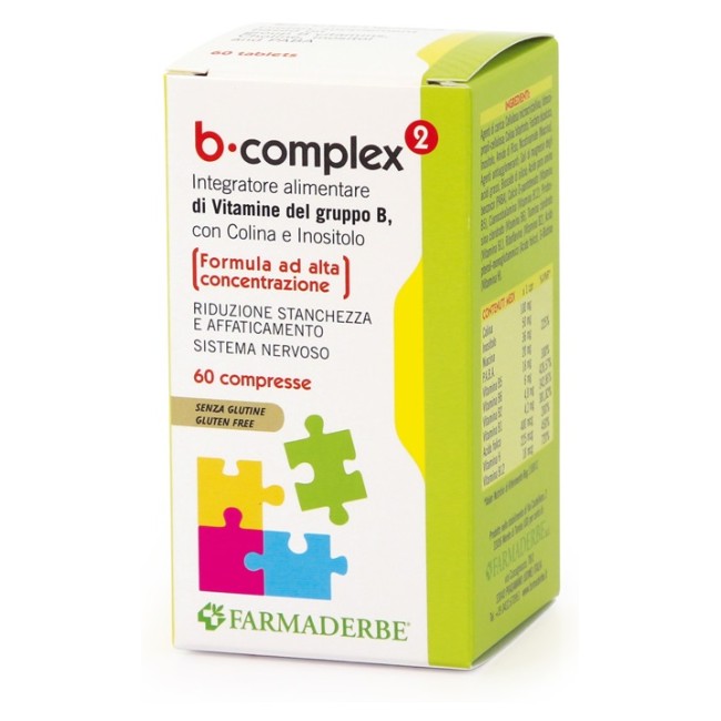 Farmaderbe B Complex 60 Compresse Farmaderbe B Complex 60 Compresse