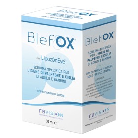 Blefox Schiuma Specifica Per Igiene Palpebre E Ciglia 50 Ml Con Erogatore + 60 Dischetti
