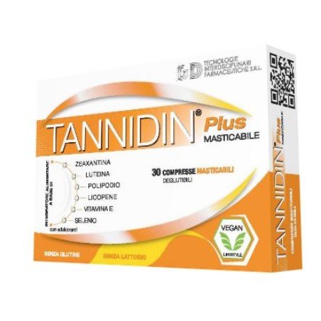 Tannidin Plus 30 Compresse Masticabili Tannidin Plus 30 Compresse Masticabili