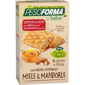 Pesoforma Biscotto Integratore Miele Mandorle 16 Pezzi 33 g