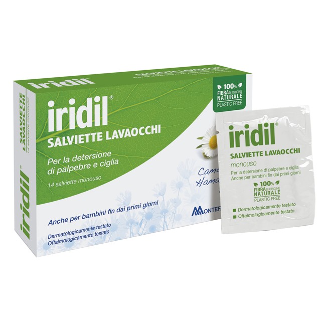 Montefarmaco Iridil Lavaocchi 14 Salviette Monouso Montefarmaco Iridil Lavaocchi 14 Salviette Monouso