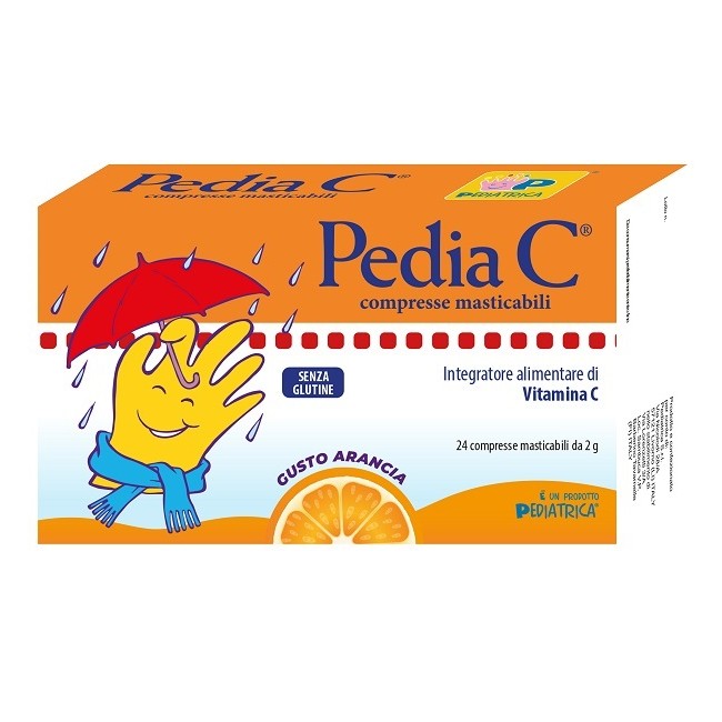 Pediatrica Pedia C Arancia 24 Compresse Masticabili