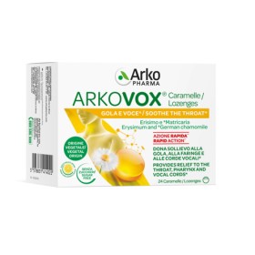 Arkopharma Arkovox Miele/limone 24 Caramelle