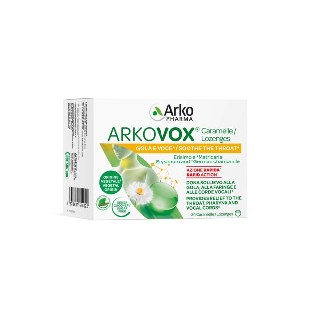 Arkopharma Arkovox Menta/eucalipto 24 Caramelle Arkopharma Arkovox Menta/eucalipto 24 Caramelle