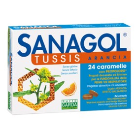 Named Sanagol Tussis Arancia 24 Caramelle