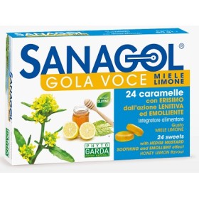 Named Sanagol Gola Voce Miele Limone 24 Caramelle