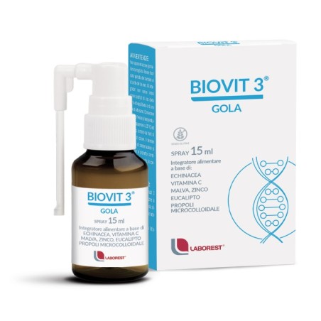 Uriach Biovit 3 Gola 1 Fiala 15 Ml Spray Uriach Biovit 3 Gola 1 Fiala 15 Ml Spray