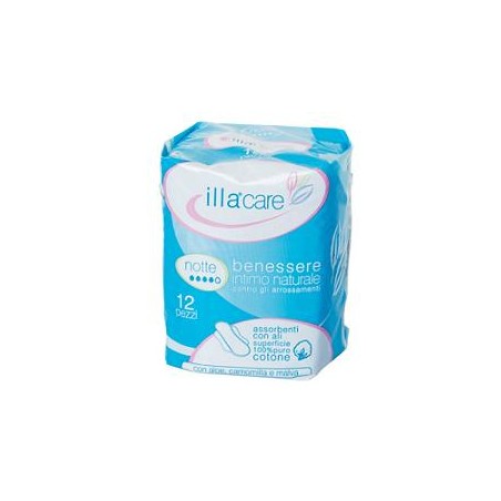 Pietrasanta Pharma Illa Care Assorbente Notte 12 Pezzi