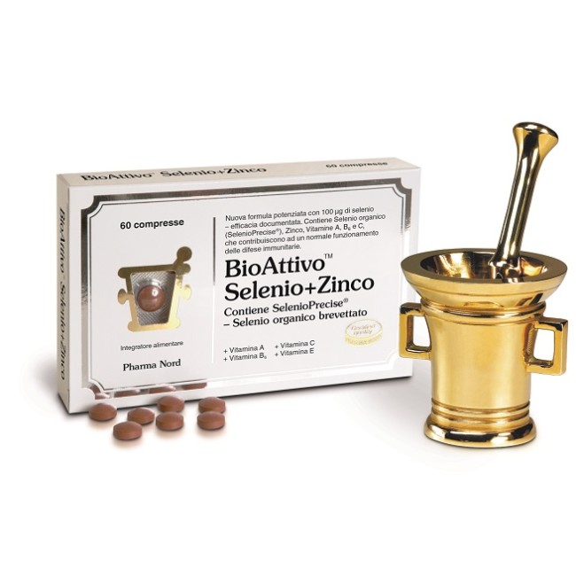 Pharma Nord Bioattivo Selenio + Zinco 60 Compresse Pharma Nord Bioattivo Selenio + Zinco 60 Compresse