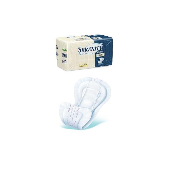 Pannolone Per Incontinenza Serenity Classic Extra In Tessuto Non Tessuto 30 Pezzi