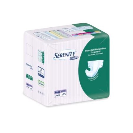 Pannolone Per Incontinenza A Mutandina Serenity Softdry Maxi Large 15 Pezzi