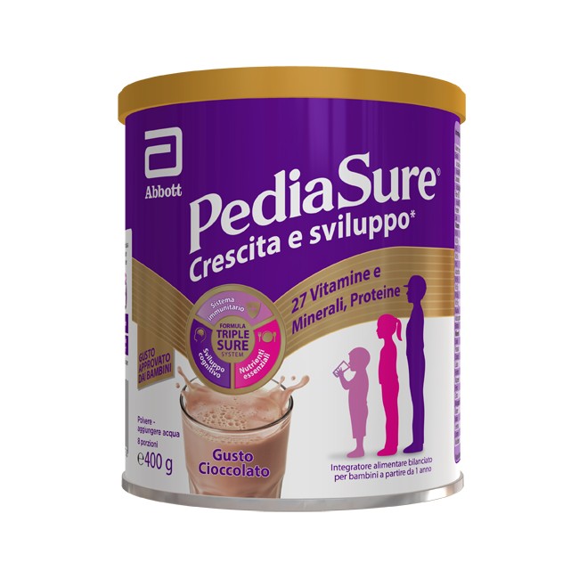Pediasure crescita&sviluppo rinforza cioccolato 400 g