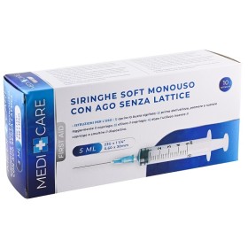 Gammadis Farmaceutici Siringa Soft Capacita' 5ml Ago Gauge 23 Confezione 10 Pezzi Gammadis