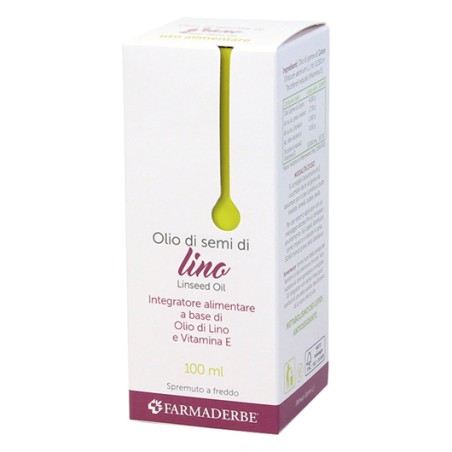 Farmaderbe Olio Alimentare Lino Semi 100 Ml Farmaderbe Olio Alimentare Lino Semi 100 Ml
