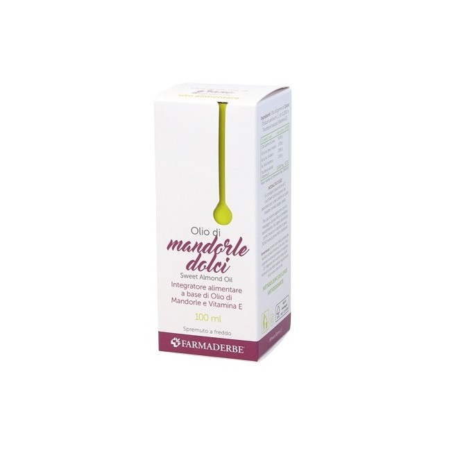 Farmaderbe Olio Di Mandorle Dolci 100 Ml Farmaderbe Olio Di Mandorle Dolci 100 Ml