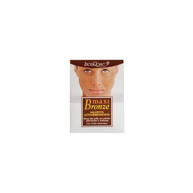 Incarose Maxi Bronze 7 Salviettine Autoabbronzanti Incarose Maxi Bronze 7 Salviettine Autoabbronzanti