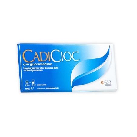 Cadi Group Cadicioc Tavoletta Latte Con Glucomannano 100 G