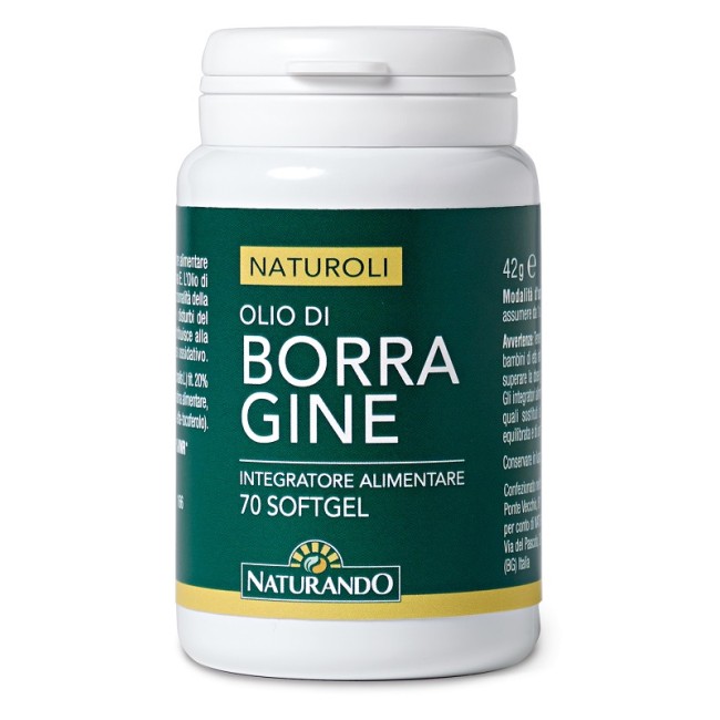Naturando Naturoli Olio Di Borragine 70 Softgel Naturando Naturoli Olio Di Borragine 70 Softgel