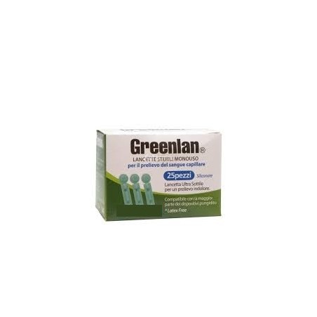 Svas Biosana Lancette Pungidito Greenlan 25 Pezzi