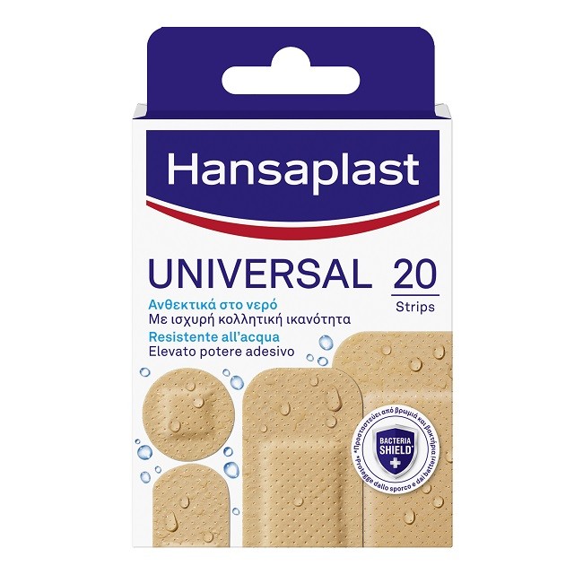 Beiersdorf Cerotto Hansaplast Universal Resistente All'acqua 4 Forme Assortite 20 Pezzi
