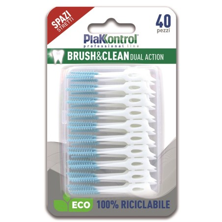 Ideco Plakkontrol Brush & Clean Scovolini Spazi Stretti 40 Pezzi