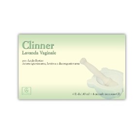 Clinner Lavanda Vaginale 4 Flaconi 140 Ml + 4 Cannule Vaginali Monouso In Blister