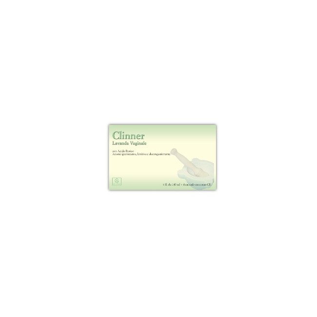 Clinner Lavanda Vaginale 4 Flaconi 140 Ml + 4 Cannule Vaginali Monouso In Blister