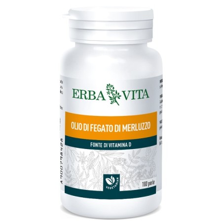 Erba Vita Olio Fegato Merluzzo 100 Perle 453 Mg