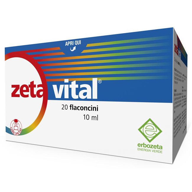 Erbozeta Zeta Vital 20 Flaconcini 10 Ml Erbozeta Zeta Vital 20 Flaconcini 10 Ml