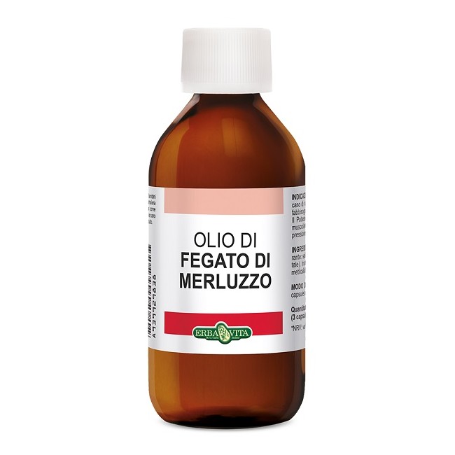 Erba Vita Olio Fegato Merluzzo 100 Ml Erba Vita Olio Fegato Merluzzo 100 Ml