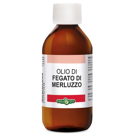 Erba Vita Olio Fegato Merluzzo 100 Ml Erba Vita Olio Fegato Merluzzo 100 Ml