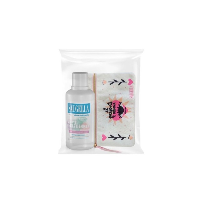 Saugella Art Edition dermoliquido 500 ml + pochette con 3 minisize da 50 ml Saugella Art Edition dermoliquido 500 ml + pochette con 3 minisize da 50 ml
