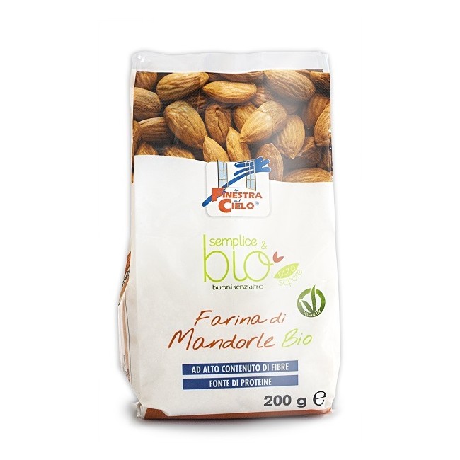 Semplice&bio Farina Di Mandorle Bio 200 G