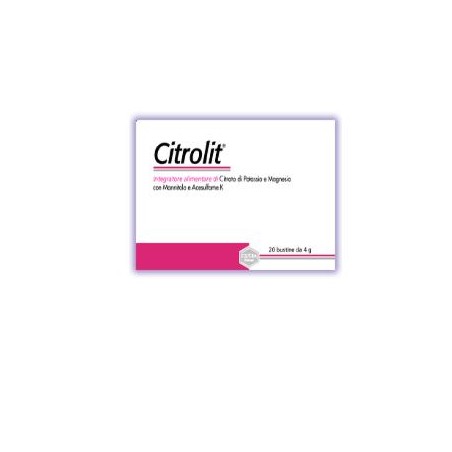 Cetra Pharma Citrolit 20 Bustine Da 4 G