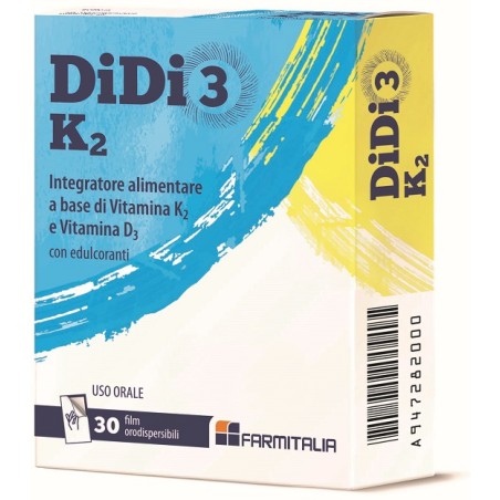 Didi3 k2 30 film orodispersibili Didi3 k2 30 film orodispersibili