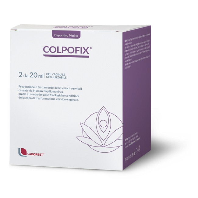 Colpofix trattamento ginecologico 2 flaconi da 20 ml + 20 applicatori Colpofix trattamento ginecologico 2 flaconi da 20 ml + 20 applicatori