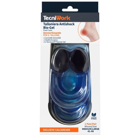 Tecniwork Talloniera In Gel Con Foro Misura Medium/large 1 Pezzo