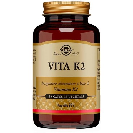 Solar Vita K2 Integratore per ossa e articolazioni Solar Vita K2 Integratore per ossa e articolazioni