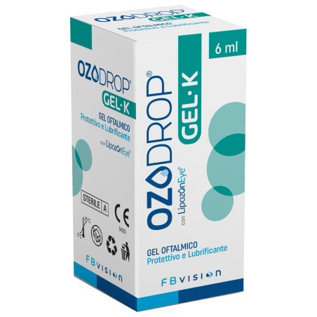 Ozodrop gel oftalmico k protettivo lubrificante 6 ml Ozodrop gel oftalmico k protettivo lubrificante 6 ml