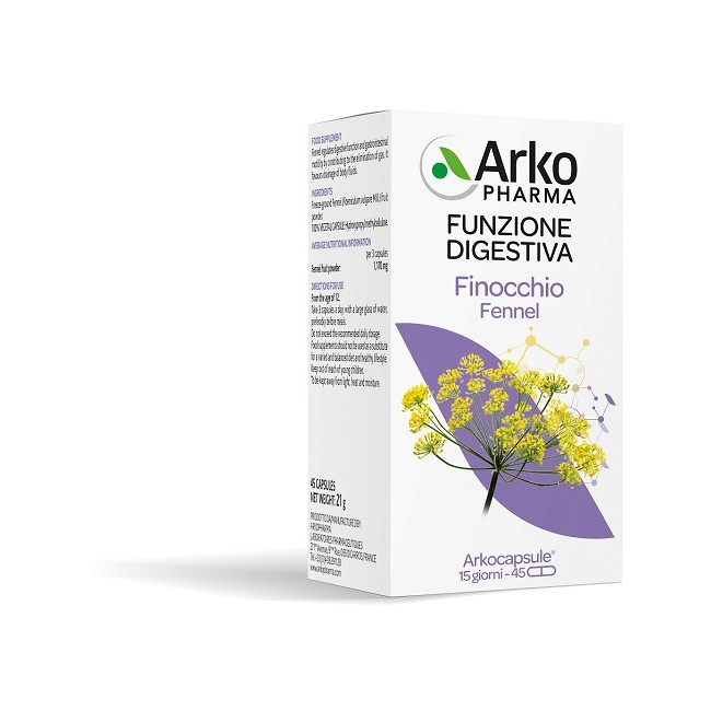 Arkopharma Arko Capsule Finocchio 45 Capsule Arkopharma Arko Capsule Finocchio 45 Capsule