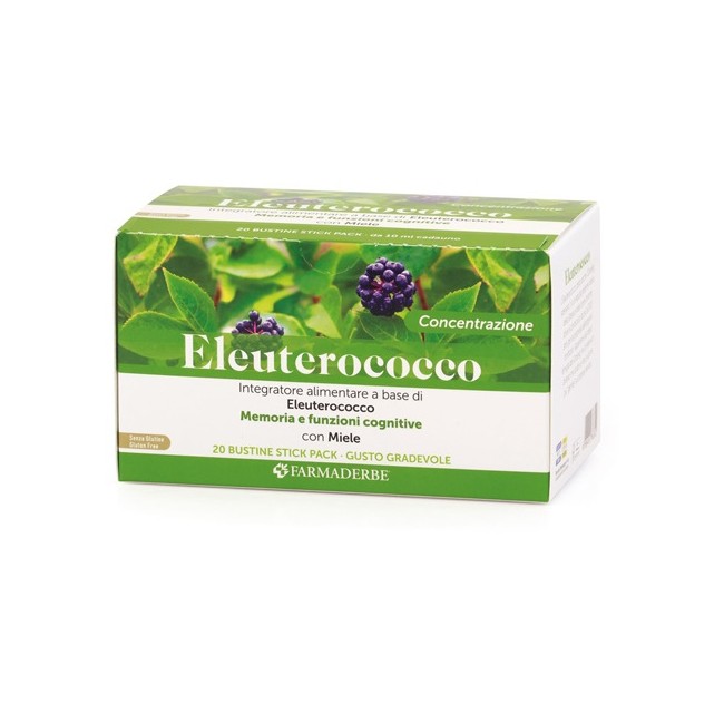 Farmaderbe Eleuterococco 20 Stick Da 10 Ml