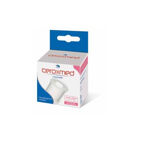 Nova Argentia Cerotto Adesivo In Rocchetto Ceroxmed In Tessuto Non Tessuto Aerato Ipoallergenico Bianco 500x5 Cm 1 Pezzo