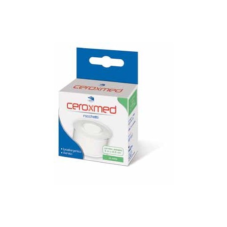 Nova Argentia Cerotto Adesivo In Rocchetto Ceroxmed In Seta Aerato Ipoallergenico Bianco 500x2,5 Cm 1 Pezzo