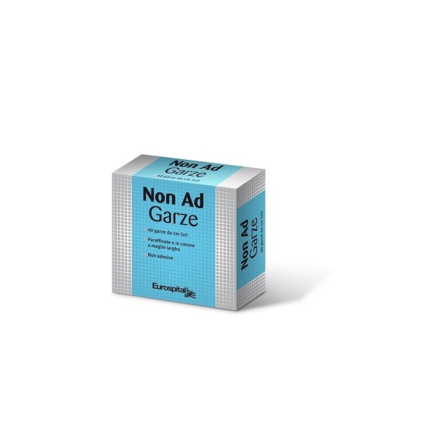 Eurospital Garza Paraffinata Non Ad 5x5 Cm 40 Pezzi