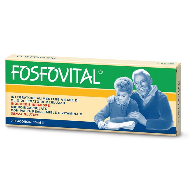 A.b.c. Trading Fosfovital Olio Fegato Di Merluzzo 7 Flaconcini A.b.c. Trading Fosfovital Olio Fegato Di Merluzzo 7 Flaconcini