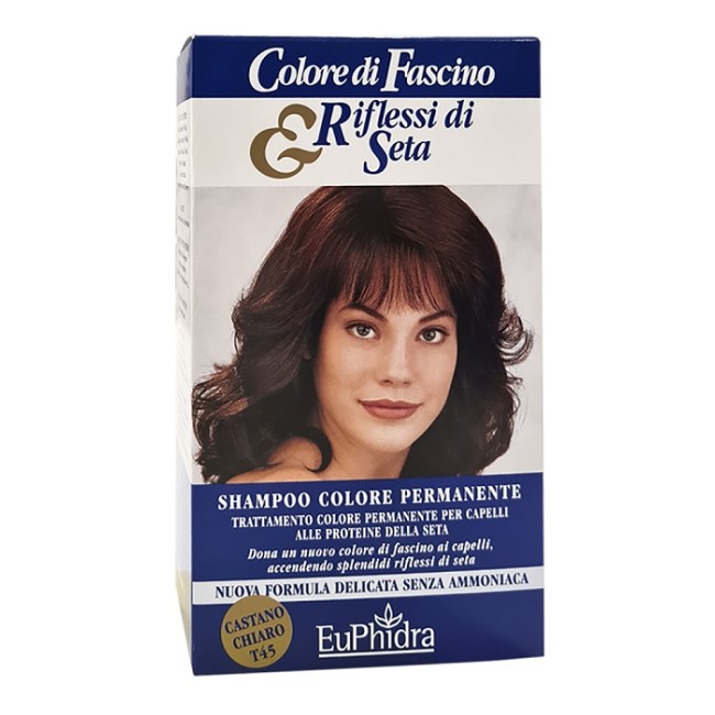 Zeta Farmaceutici Euphidra Colore Di Fascino & Riflessi Di Seta Shampoo Colore Permanente 45 Castano Chiaro 120 Ml Zeta Farmaceutici Euphidra Colore Di Fascino & Riflessi Di Seta Shampoo Colore Permanente 45 Castano Chiaro 120 Ml