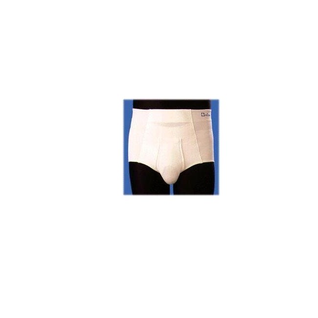 Orione 316 Cintoslip Erniario Uomo Aperto Con Pelotte Bianco 4