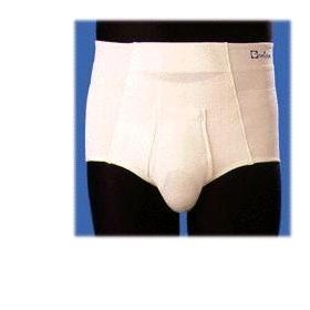 Orione 316 Cintoslip Erniario Uomo Aperto Con Pelotte Bianco 5