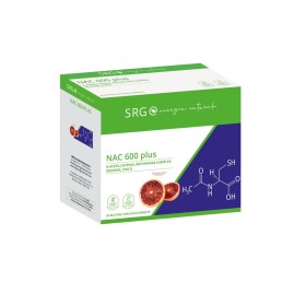 SRG NAC 600 Plus Integratore per tosse, gola e sistema immunitario 20 buste